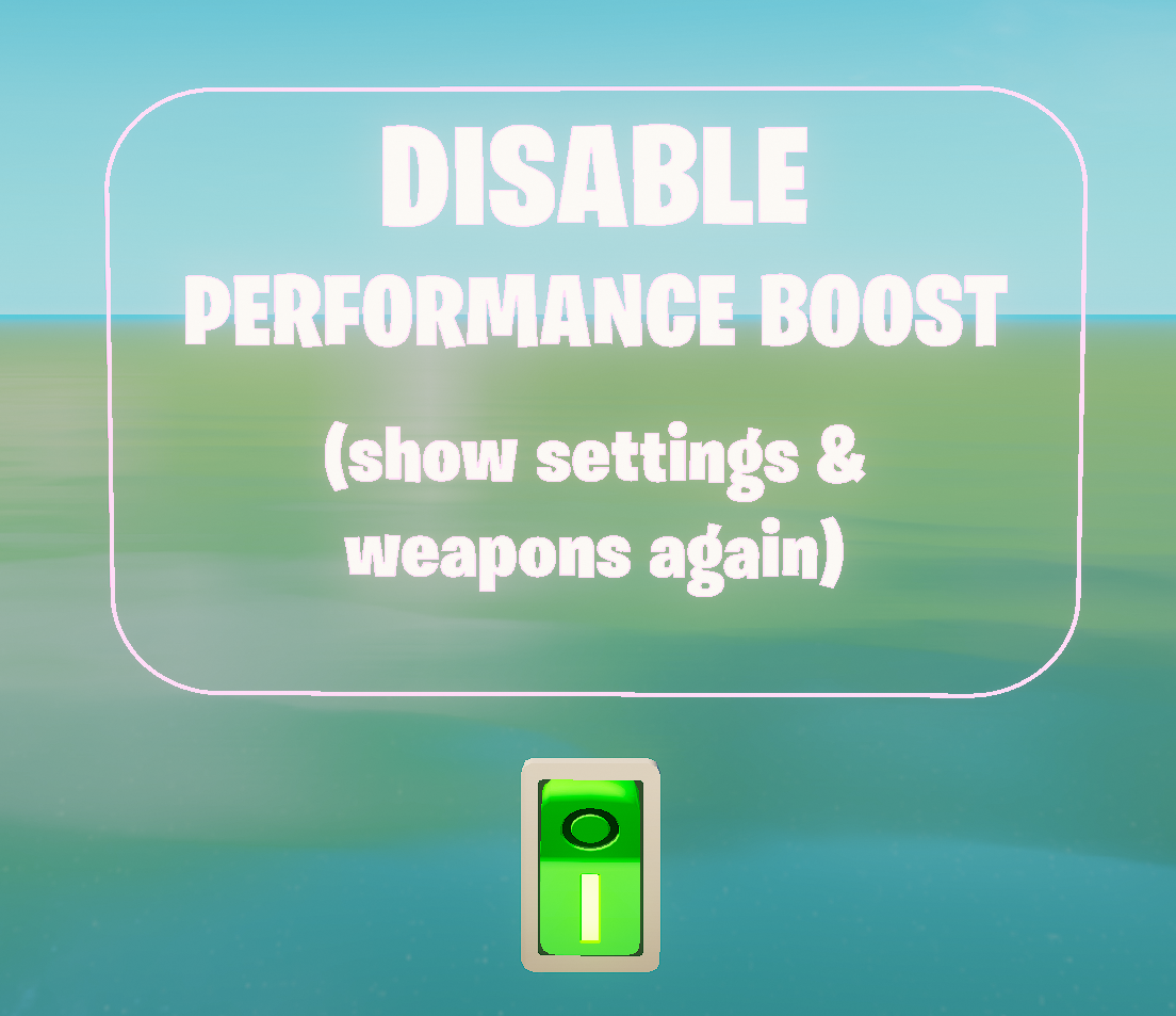 Performance Mode